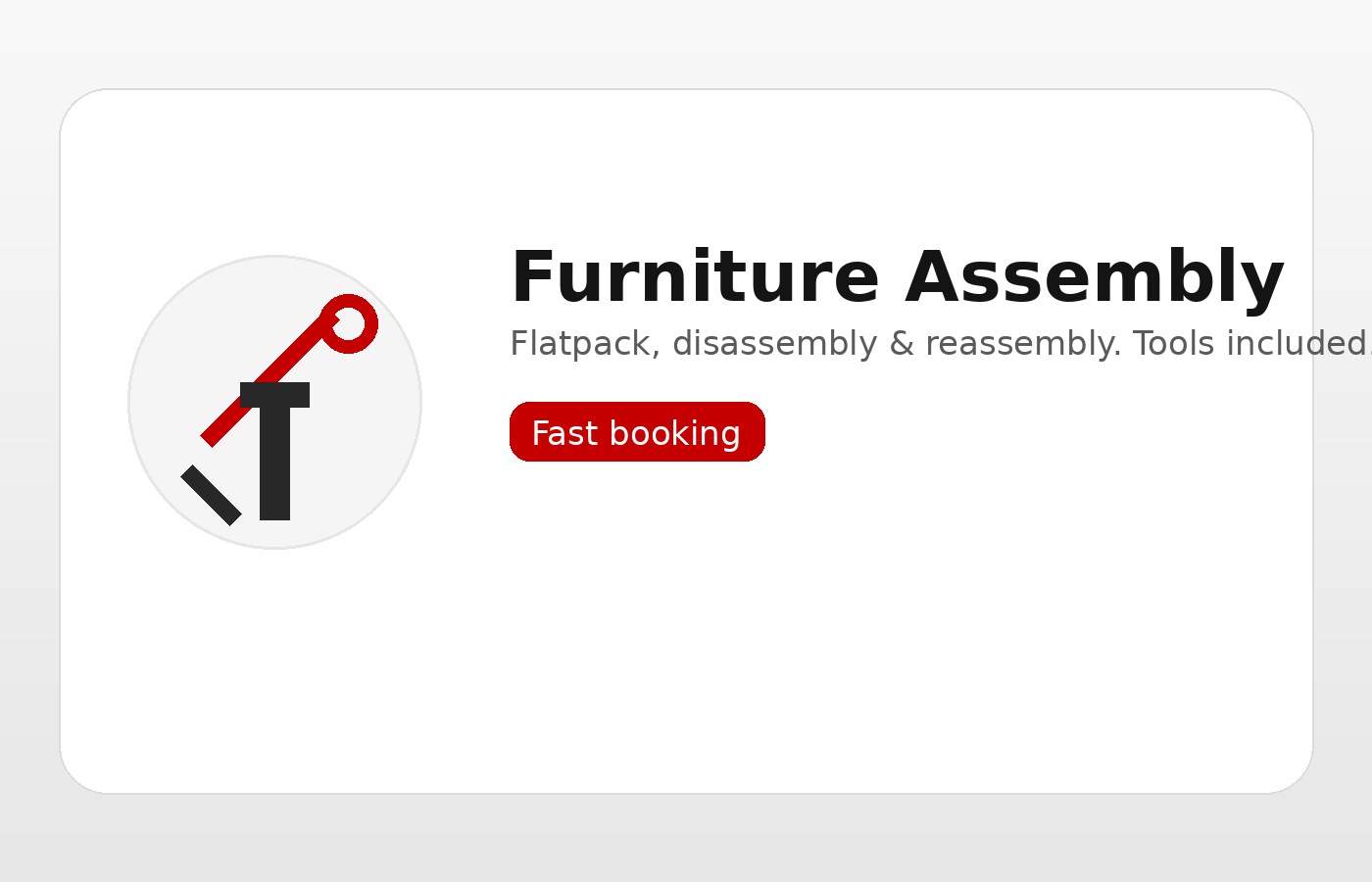 Furniture Assembly