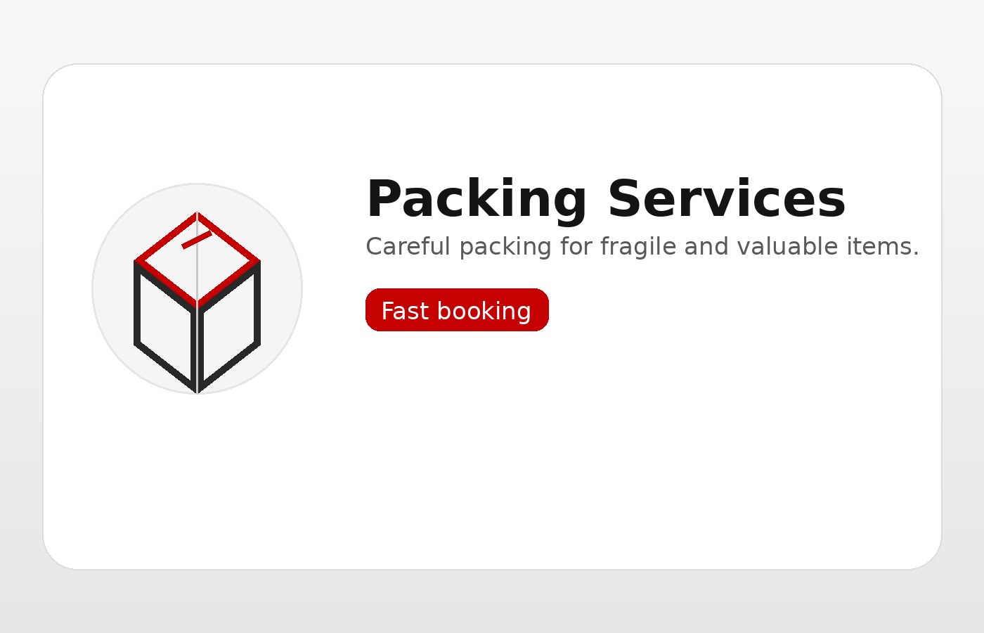 Packing Services